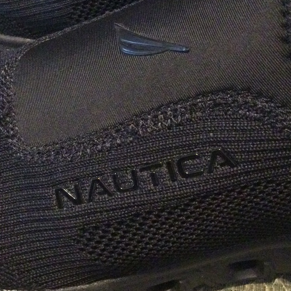 Nautica size 8 black textile slip on sneakers for women - Picture 8 of 8